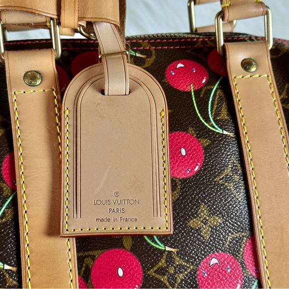 Louis Vuitton Monogram Takashi Murakami Cherry Keepall 45 - Picture 13 of 16